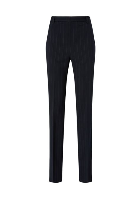 Straight-leg pinstriped trousers in wool blend PINKO | Trousers | 105671 A2QYEZ1